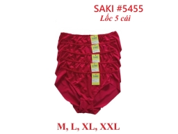 QUẦN SAKI KHÔNG VIỀN 5455 - Block 05 - MÀU ĐỎ